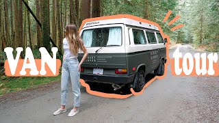 VW Westfalia VAN TOUR 1986  Modern VW Campervan Conversion [upl. by Bannon923]