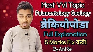 ब्रेकियोपोडा के आकरीय लक्षण  Marphological Feature of Brachiopoda  Class 12th Geology Amit Sir [upl. by Reemas]