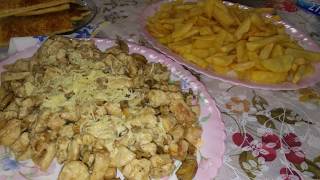 شرائح صدر الدجاج على السريع escalope de poulet tres rapide [upl. by Bengt]