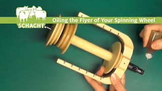 Oiling the Flyer of Your Spinning Wheel [upl. by Atires838]