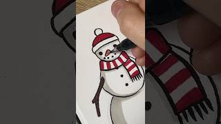 Tuto 1 de décembre  Bonhomme de neige ⛄️ [upl. by Luaped]