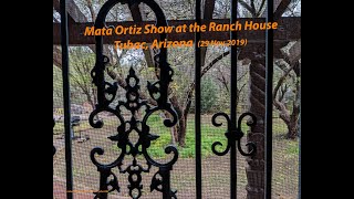 Mata Ortiz Show at the Ranch House Tubac Arizona 29 Nov2019 [upl. by Georglana]