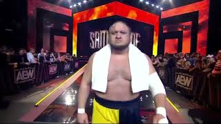 Samoa Joe Entrance AEW World End Dec302023 [upl. by Halpern]