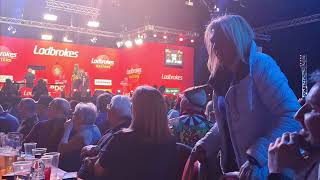 Live 9 Dart Attempt  Simon Whitlock  7 Perfect Darts Ladbrokes Masters 2022 [upl. by Royo]