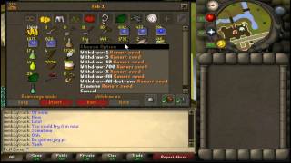 RuneScape 2007  Level 15 w 99 Prayer Progress amp Bank Video 2 [upl. by Ahar210]