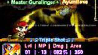 Ayumilove Preview MapleStory KMS Pirate 3rd Job Skills [upl. by Anol]