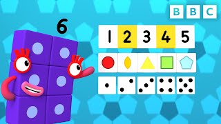 SONG  Learn Different Types of Patterns with Numberblocks  CBeebies [upl. by Abixah]