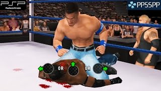 WWE SmackDown vs Raw 2010  PSP Gameplay 1080p PPSSPP [upl. by Aicnerolf]