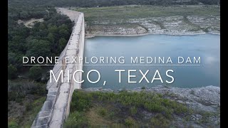 Drone Exploring Medina Dam 4K [upl. by Armbruster]