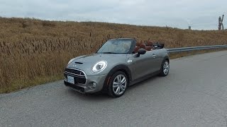 2017 Mini Cooper S Convertible  Review [upl. by Queri]