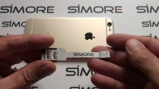 iPhone 6 Dual SIM adaptateur double SIM 4G pour iPhone 6  SIMore WXTwin6 [upl. by Chrissie]