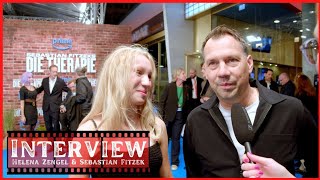 Interview Uncut Sebastian Fitzek und Helena Zengel auf der Premiere von quotDie Therapiequot [upl. by Weed634]