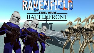 Fighting DROIDS As CLONE TROOPERS In Ravenfield  Ravenfield Mods [upl. by Nicole]