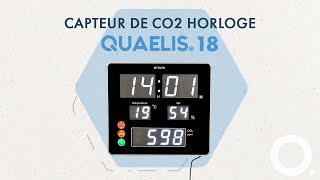 Comment utiliser le capteur de CO2 Horloge Quaelis 18 [upl. by Guenevere290]