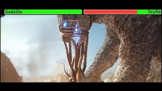 Godzilla vs Scylla with healthbars [upl. by Stultz]