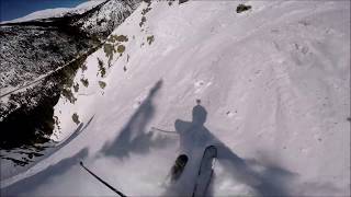 4th Steep Gully The best Steep Gully at ABasin [upl. by Ydnam47]