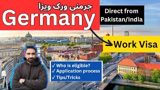 Germany Work Visa Opportunity Card Direct from Pakistan amp India [upl. by Hsilgne]