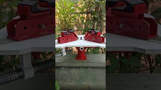 TYRE CHANGER MANUAL  Meja Adaptor Merah Putih Tebal 10 mm  5 Lobang Setting Velg shorts [upl. by Meibers]