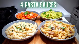 4 DELICIEUSES SAUCES POUR sublimer VOS PÂTES  FOOD IS LOVE [upl. by Turne]