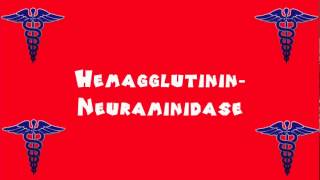 Pronounce Medical Words ― Hemagglutinin―Neuraminidase [upl. by Nava]