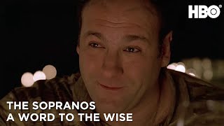 The Sopranos A Word to the Wise  HBO [upl. by Enattirb]