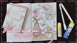 Day  106 of Journaling Aesthetic Journal [upl. by Colson]