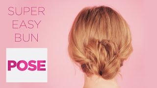 Super Easy Bun  Hair With Hollie S12E68 [upl. by Trilby]