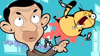 Mr Beans Cat Goes FLYING  Mr Bean Animated Season 1  Mr Bean [upl. by Brande827]