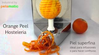 Zesting  Piel superfina con Orange Peel  Pelamatic SL [upl. by O'Carroll]