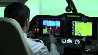 ILS Approach in FNPT II  Baltic Aviation Academy [upl. by Finbar]