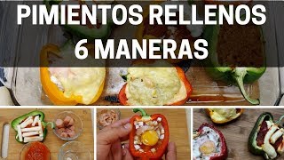 🫑 Pimientos Rellenos al horno  6 Maneras [upl. by Eeltrebor]