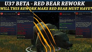 LOTRO U37 Beta Red Beorning Rework  Will Red Bear Become a Must Have DPS With This Rework [upl. by Ciccia]