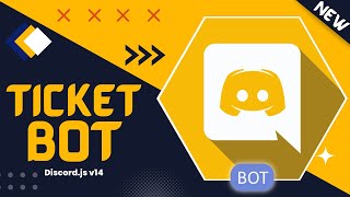 NEW How to make Discord Bot  Ticket System  247 Online [upl. by Ainos]