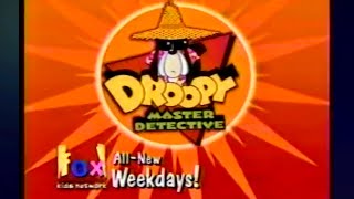 1993 FOX Kidss Droopy Master Detective Commercial [upl. by Budge]