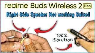 Realme Buds Wireless 2 Neo Right Speaker Not Working  realme buds2 neo bluetooth one Side repairing [upl. by Guss]