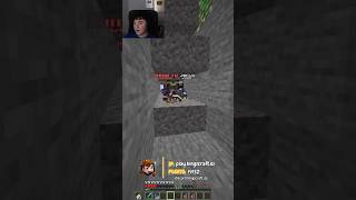 ¡La TRAMPA de GRAVA definitiva en mi servidor de Minecraft 🤯😱 minecraft shorts viral [upl. by Kirad]