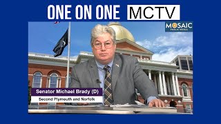 MCTV Boston ONE ON ONE WITH SENATOR MICHAEL BRADY 2nd Plymouth and Norfolk Massachusetts [upl. by Ecirtam]