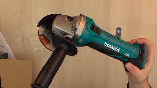 Unboxing Makita DGA452Z 18 V LXT Li ion Body Only Cordless Angle Grinder  Bob The Tool Man [upl. by Bowe]