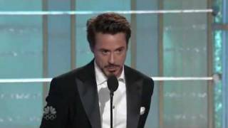 Robert Downey JrGolden Globe Awardsbest actor [upl. by Auos468]