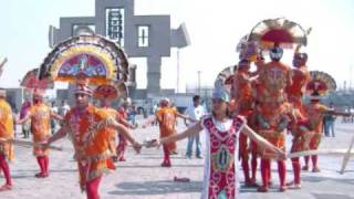 Danza Apache de Tecomán Colima basilica de guadalupe [upl. by Ahsitauq]