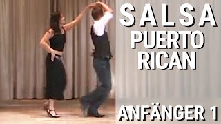 SALSA PUERTO RICAN  Anfänger 1  Figuren amp Schritte  Zusammenfassung [upl. by Adneral334]