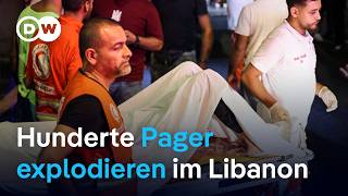 Wer steckt hinter den PagerExplosionen im Libanon  DW Nachrichten [upl. by Molloy]