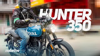 TEST ROYAL ENFIELD HUNTER HNTR 350  Le futur hit de Royal Enfield   MOTORLIVE [upl. by Hamlen754]