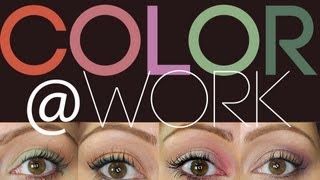 4 Ways to Wear Colorful Eyeshadow to Work  Makeup Geek [upl. by Cassandra740]