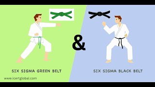 Differences Between Lean Six Sigma Green and Black Belts  iCert Global [upl. by Avron]