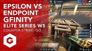 CSGO EPSILON VS ENDPOINT HIGHLIGHTS G1W5  GFINITY ELITE SERIES SEASON 1 [upl. by Melony]