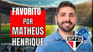 CRUZEIRO OU SPFC SAIBA QUEM É FAVORITO POR MATHEUS HENRIQUE [upl. by Eniamirt167]