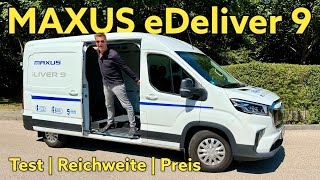 Maxus eDeliver 9 ElektroTransporter aus China als Alternative zu Ducato und Co Test  2022 [upl. by Daph]