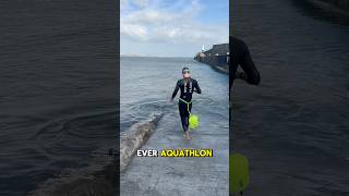 Debut Aquathlon FULL RACE VLOG OUT triathlon [upl. by Assir]