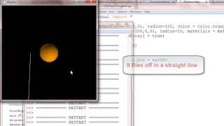 Modeling Elliptical Orbits with Visual Python [upl. by Guadalupe]